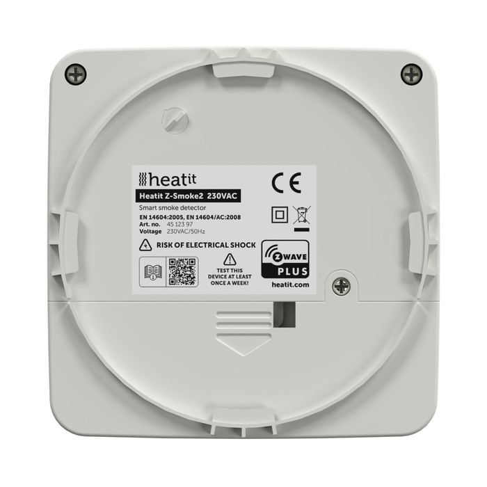 Heatit Z-Smoke2 Detector 230V (fehér) - 4
